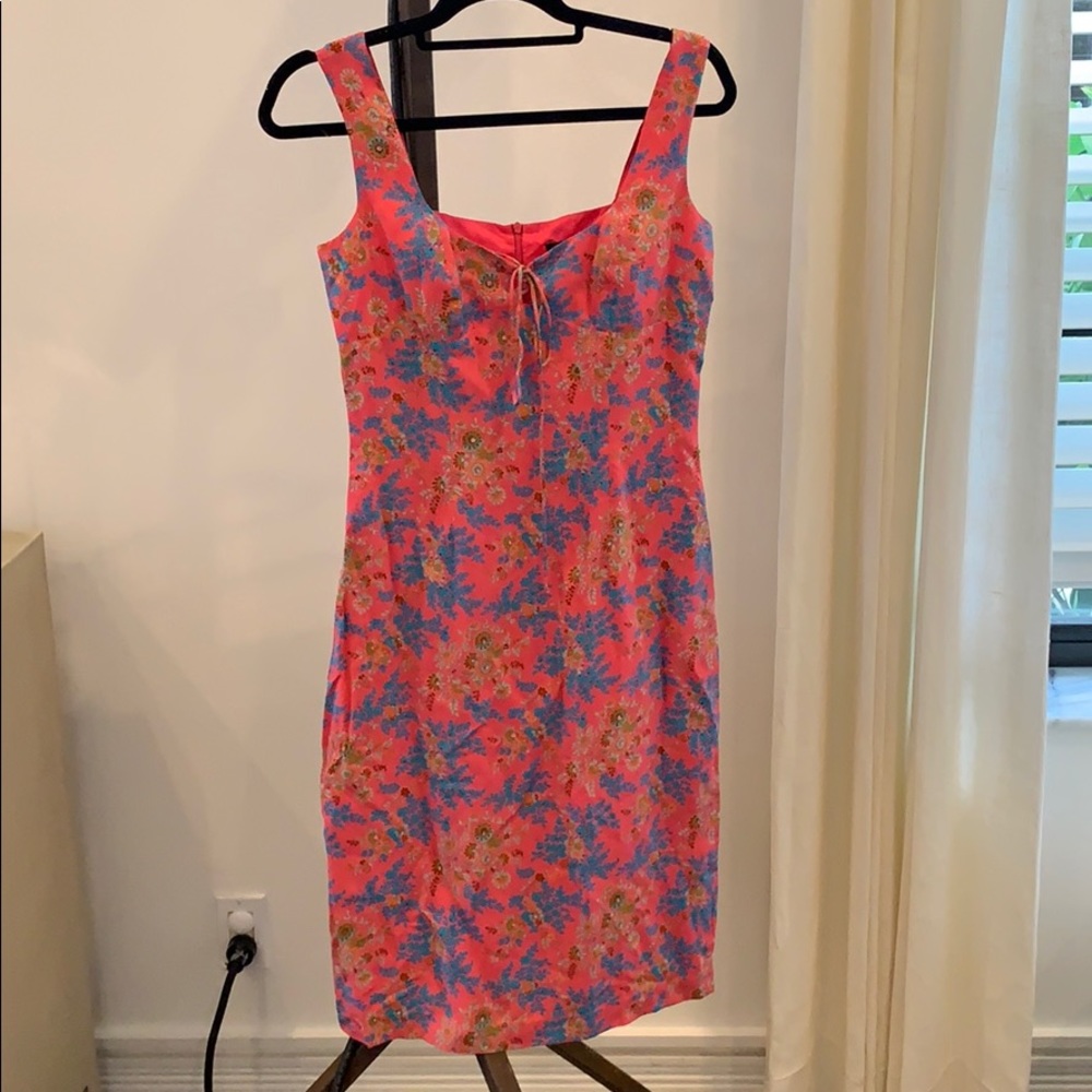 Brand new floral paralellel dress